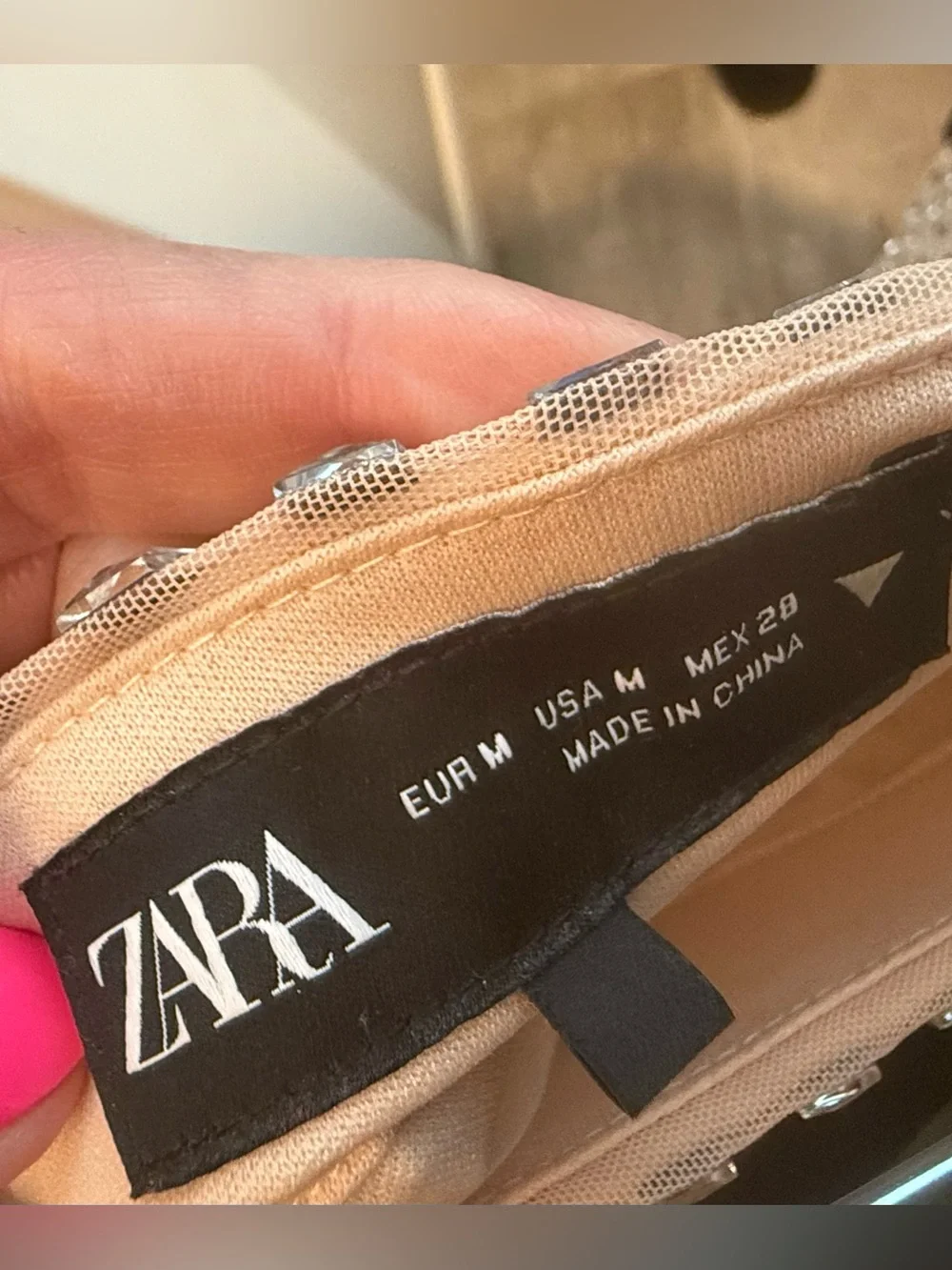 Zara Sparkly Tulle Skirt